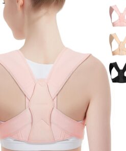 Rücken Geradehalter Verstellbar Damen für Haltungskorrektur und Schmerzlinderung von Nacken, Schulter und oberem Rücken