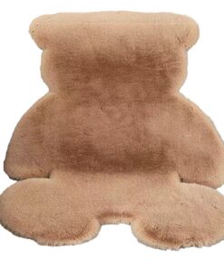 Niedlicher Weicher Teppich in Bärenform Für Kinderzimmer Khaki