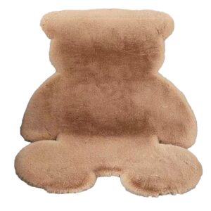 Niedlicher Weicher Teppich in Bärenform Für Kinderzimmer Khaki