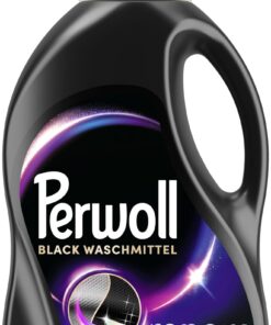 Perwoll Renew Black Waschmittel Sanft Reinigt Dunkle Textilien (27 Waschladungen) - Dreifach-Renew-Technologie für Alle