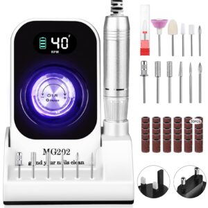 Urbuti Elektrische Nagelfräser 40000U/Min für Professionelle Nagelbehandlung - 12 in 1 Set für Naturnägel & Acrylnägel
