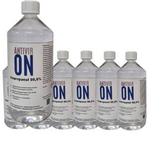 Isopropanol Reinigungsalkohol 99,9% 1 Liter | fettlösend & Rückstandsfrei, ideal für Haushalt, Elektronik, Industrie, Mo