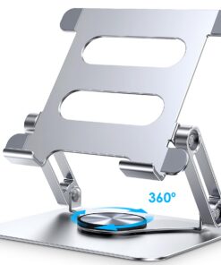 Lucrave iPad Ständer -tablet stabilisiert mit 360° drehbarer Basis für/desktop-Benutzer kompatibel Tablets bis 13 Zoll