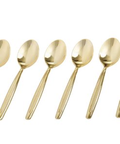 GRÄWE® Mokka-Espressolöffel Gold Farbe 6 Stück Trendige Trinkzubehör