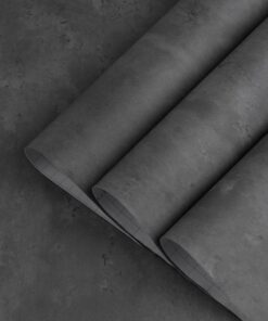 TOTIO Extra Breite Möbelfolie Dunkelgrau Betontextur Selbstklebend DIY Wandaufkleber 80CMx10M