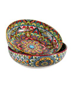 Henten Home Mylo Pastateller Set Boho Stil für Suppe und Salat 1500ml