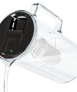 Wessper Glas Wasserfilterkanne 3 L BPA FREIaktivkohle Filterwechselzähler Wasserkocher Schutztrinkwasser Schone Wasserko