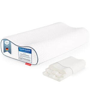 Blumtal Orthopädisches Memory Foam Nackenstützkissen - Oeko-TEX zertifiziert - für Seitenschläfer - Alleviates Nackensch