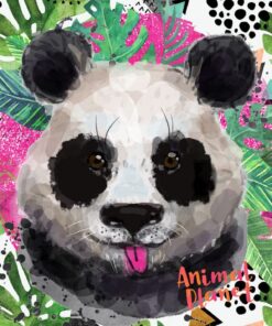 Carbotex Panda Bär Badetuch - Qualitätliches Handtuch fürs Strandgenießen 70 x 140 cm Carbotex Panda Bär Badetuch - Da