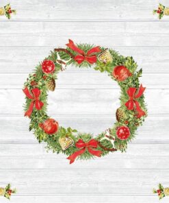Tischdecken aus Airlaid Mitteldecken 80x80 cm für Gastronomie und Feiern - Weihnachten 20 Stück Advent Tischdekoration