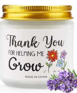 Dankeschön Geschenke - Duftkerzen im Glas Lavendel (Thank You - Lavendel Glass Aroma Candles) | Danke Geschenk Lavendel