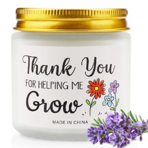 Dankeschön Geschenke - Duftkerzen im Glas Lavendel (Thank You - Lavendel Glass Aroma Candles) | Danke Geschenk Lavendel