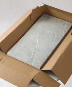 Trafagala 10x Fliesenaufkleber Marmor Grey - Selbstklebende Fliesen für Küche und Bad - Ideal für Schlafzimmer, Wohnzimm