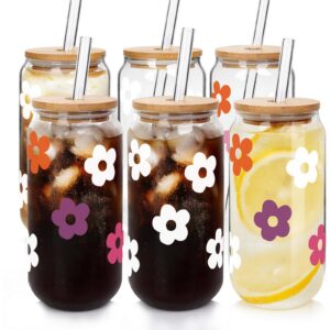 Mason Life Trinkgläser Mit Deckel Und Strohhalmen Eiskaffeegläser 530ML 6er Set Tumbler-Glas Multifunktional nonsense