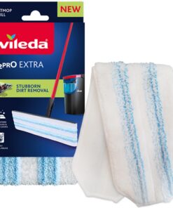 Vileda H2PrO Bodenwischer Ersatzbezug | Mikrofaser Bezug | Entfernt hartnäckigem Schmutz | langlebiger Wisch-Mopp | masc