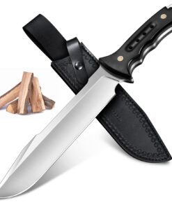 Purple Dragon Großes Outdoor Messer - StahlGV50, Full Tang Survival Messer, Ideal für Bushcraft und Camping, Ideal Gesch