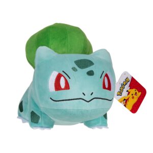 Bandai Pokémon Plüschtier Bisasam - sehr weich, perfekt für Kinder - Spiel und Snuggles - 30 cm - JW3112