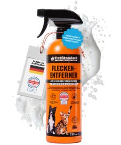 PetStandard Enzymreiniger – Geruchsentferner & Fleckenentferner für Katzenurin & Hundeurin | Extra Schaumkraft | Made in