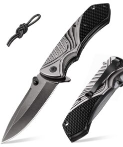 Klappmesser Scharfes Tragbares Survival & Rescue Outdoor-Messer für Männer | Taschenmesser Taschenclip Geschenk für Män