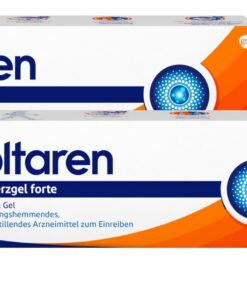 Voltaren Schmerzgel forte 2 x 150 g, praktische Sparpackung inkl. hansfeuchtigkeitsschützender Handcreme Marke Faar-Apo