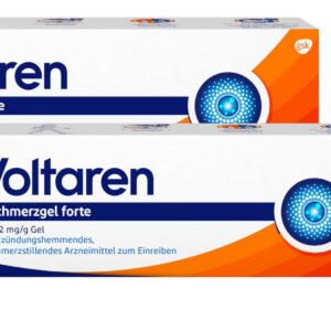 Voltaren Schmerzgel forte 2 x 150 g, praktische Sparpackung inkl. hansfeuchtigkeitsschützender Handcreme Marke Faar-Apo
