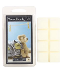 Woodbridge Clean Linen Duftwachs-Melts für Duftlampe 68g 8 Würfel 10h Duftdauer