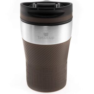 Tassicup Thermobecher Isolierbecher Kaffeebecher Reisebecher Edelstahl, Coffee to go EIS Kaffee Tee – mobiler Cup Trinkb