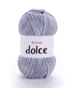 Yarnart Dolce Garn weiches Chenille-Samt Decken-Amigurumi-Häkelgarn 100 g 130 Meter