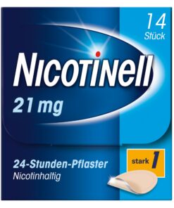 Nicotinell 21 mg 24-Stunden-Nikotinpflaster 14 St.: Starkes Pflaster zur Räucherhilfe mit Steady-Flow Technologie.