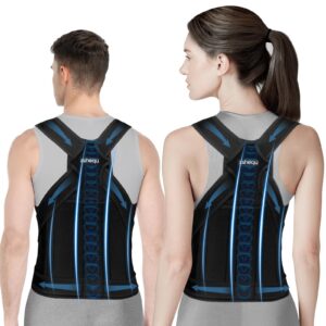Rücken Geradehalter Rückenstärkergurt für Damen: Haltungskorrektur - Verstellbar - Supporting Back Corrector - Schulter