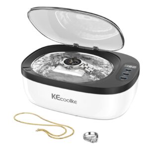 Ultraschallreinigungsgerät KECOOLKE Brillenreiniger mit digitalem Timer | Ultraschallreiniger KECOOLKE für Edelsteine u