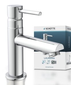 SCHÜTTE Kaltwasserhahn LAURANA 35911, Wasserhahn nur für Kaltwasser, ideal für Waschtischarmatur im Gäste-WC, Standventi