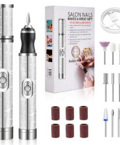 Professionelle Elektrische Nagelfeile 20000RPM, eignet sich für Acryl- und Gelnägel, 12 Bohrer inklusive | Elektrische