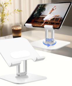 JOYIT Tablet Halterung, Verstellbarer iPad Ständer fürAlle Geräte (4-12,9 Zoll), Super Stabil, Perfect für Office und Ha