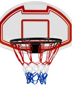 Trizand Basketballkorb Outdoor - Große Größe 73 x 49 cm, Kinder & Erwachsene, mit Rückwand & Türhängemöglichkeit, 45 cm