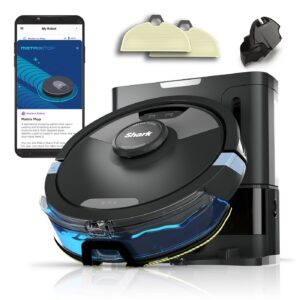 Shark Matrix Plus 2-in-1 selbstentleerter Wisch- & Saugroboter für Teppiche & Hartböden mit LiDAR Home Mapping & Kantenr