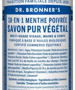 Dr. Bronner's 18-in-1 Pfefferminzseife 240ml - Regenerative Organic Certified