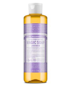 Dr. Bronner's Bio-Lavendel Pure Castile Flüssigseife 237 ml - EWG Verified & Fair for Life