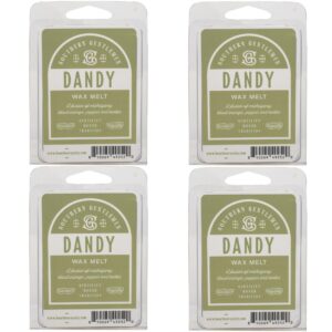 Bourbon Royalty Luxuriös duftende Wachsmixer-Wachswürfel für Tart-Brenner, perfekt für Luxus-Events, 57 ml, 4 Stück Bo