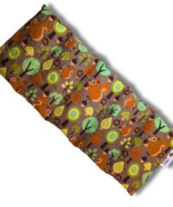 Franzis Nähstube Warmkissen 50x20cm Wald braun 100% Baumwolle I Traubenkernkissen I Mikrowellengeb javafx
