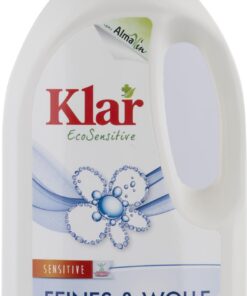 Klar ecoSensitive Feines & Wolle Waschmittel, allergenfreundlich, 500ml, 50 Waschladungen