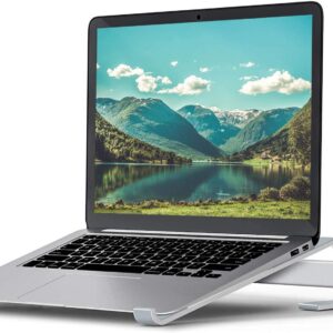 Bonlace Ergonomischer Laptopständer - Aluminium Halter für MacBook Pro/Air, Dell, HP, MateBook 10-17 Zoll - Leicht Belüf