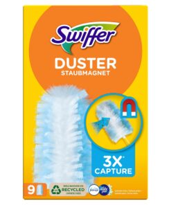 Premium Swiffer Staubmagnet Nachfüllpackung (9 Tücher) Mit Febreze Duft, Ideal Gegen Staub, Tierhaare & Allergene | Sw
