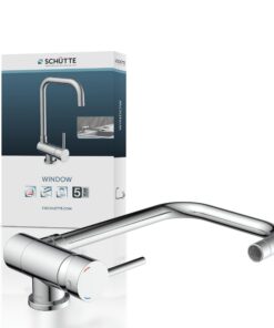 SCHÜTTE 24550 Küchenarmatur WINDOW Wasserhahn Unterfenster Chrom SCHÜTTE 24550 Küchenarmatur WINDOW Spültischarmatur Vo