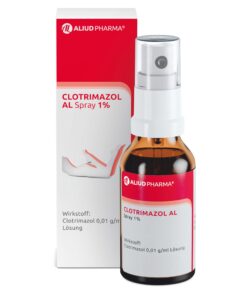ALIUD PHARMA Clotrimazol AL Spray 1% für Pilzinfektionen auf der Haut und den Füßen | ALIUD PHARMA Clotrimazol AL Spray