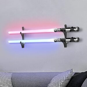 TOPNEW Lichtschwertständer,wanddisplay,acryl Lichtschwert Wandregal - Geschenk für Lichtschwert-Sammler, ideal für Event