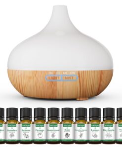 Aroma Diffuser Set für ätherische Öle 500ml - Ideal für Entspannung und Wellness | Aroma Diffuser Set für ätherische Öl