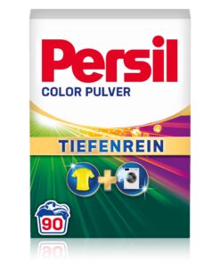 Persil Color Pulver Tiefenrein Waschmittel 90 Waschladungen - Efficient von 20 °C bis 60 °C für saubere und hygienische