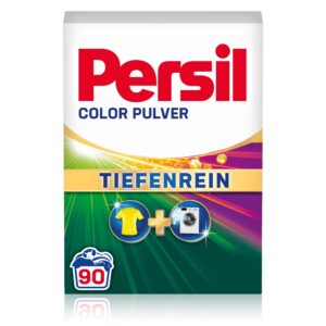 Persil Color Pulver Tiefenrein Waschmittel 90 Waschladungen - Efficient von 20 °C bis 60 °C für saubere und hygienische