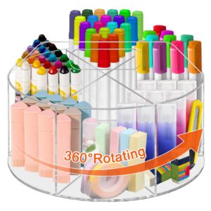 Acryl-Stifthalter groß, drehbar, Büro-Schreibtisch-Zaunkennblatt-Ware mit Griff